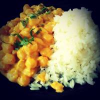Garbanzos cremosos